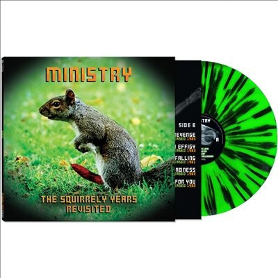 Ministry - The Squirrely Years Revisited - Import Green & Black Splatter Vinyl LP Record Limited Edition