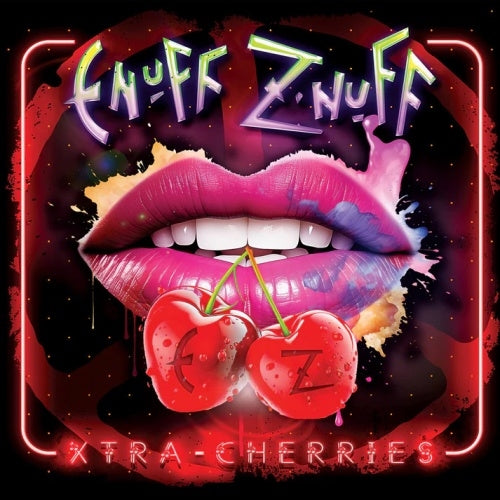 Enuff Z'Nuff - Xtra Cherries - Import Black/Pink/White Splatter/Haze Vinyl LP Record