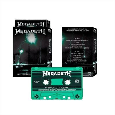 Megadeth - Unplugged in Boston - Import Cassette Tape