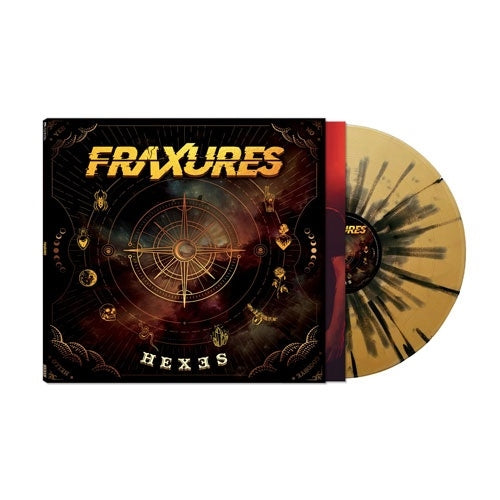 Fraxures - Hexes - Import Black & Gold Splatter Vinyl LP Record