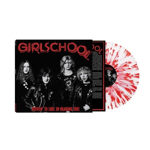 Girlschool - Nothin' To Lose In Reading 1981 - Import Red & White Splatter Vinyl LP Record