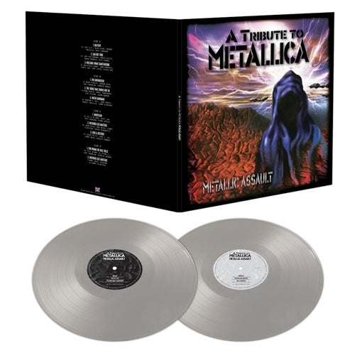 Various Artists - Metallic Assault: A Tribute to Metallica - Import Silver Vinyl 2 LP Record Bonus Track
