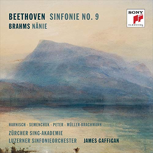 Beethoven (1770-1827) - Beethoven Symphony No.9, Brahms Nanie : James Gaffigan / Lucerne Symphony Orchestra, Harnisch, Semenchuk, M.Peter, Muller-Brachmann (2CD) - Import 2 CD