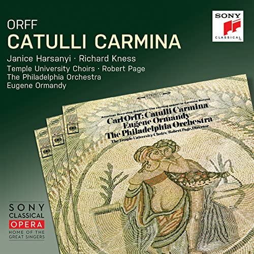 Orff (1895-1982) - Catulli Carmina : Eugene Ormandy / Philadelphia Orchestra, Temple Unov.Choir - Import CD