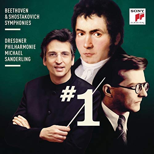 Shostakovich, Dmitri (1906-1975) - Shostakovich Symphony No.1, Beethoven Symphony No.1 : Michael Sanderling / Dresden Philharmonic - Import CD