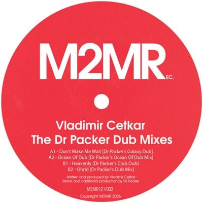 Vladimir Cetkar - The Dr Packer Dub Mixes - Import Vinyl 12inch Record