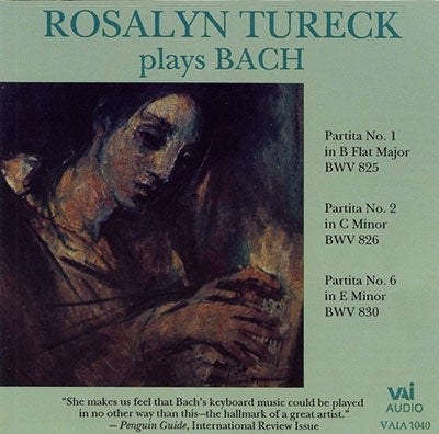 Rosalyn Tureck - Rosalyn Tureck Plays Bach: Partitas 1,2,6 - Import CD