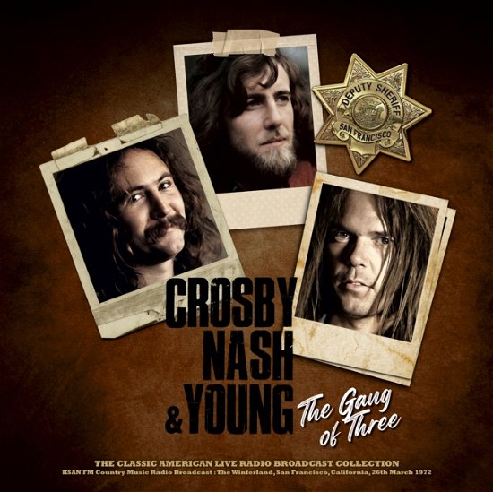 Crosby, Nash & Young - The Gang Of Three - Import Grey Marble Vinyl LP Record