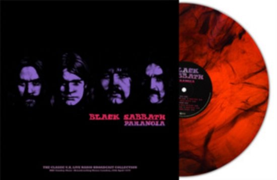 Black Sabbath - Paranoia - BBC Sunday Show, London 1970 - Import Red Marble Vinyl LP Record