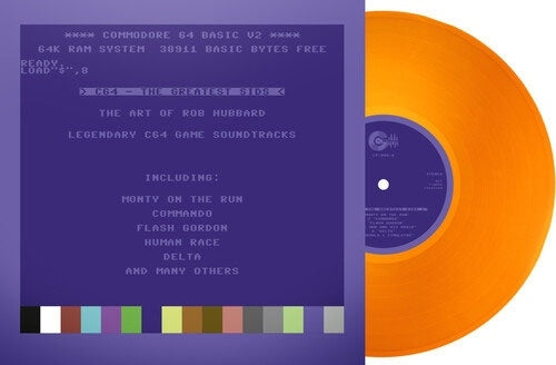 Rob Hubbard - C64 Greatest Sids: The Art Of Rob Hubbard (Limited To 100 Handnumbered Edition) - Import Orange Vinyl LP Record Limited Edition