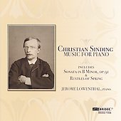 Jerome Lowebthal - Christian Sinding: Music for Piano / Jerome Lowenthal - Import CD