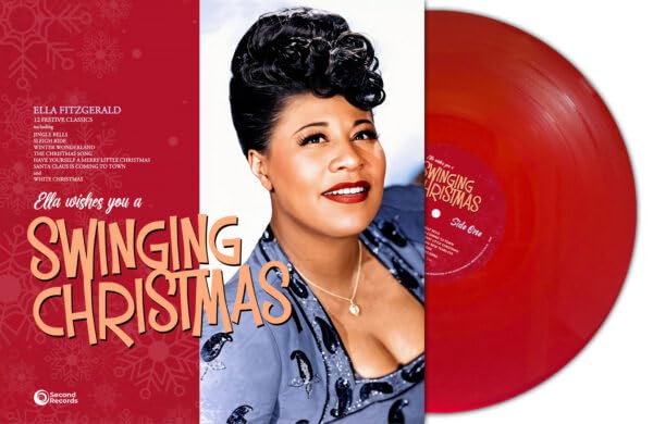 Ella Fitzgerald - Ella Wishes You A Swinging Christmas - Import Red Vinyl LP Record