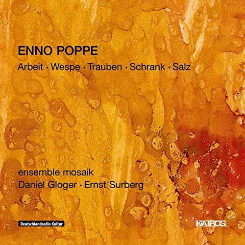 Poppe, Enno (1969-) - Arbeit, Wespe, Trauben, Schrank, Salz : Poppe / Ensemble Mosaik, Surberg(Org)Gloger(Ct) - Import CD