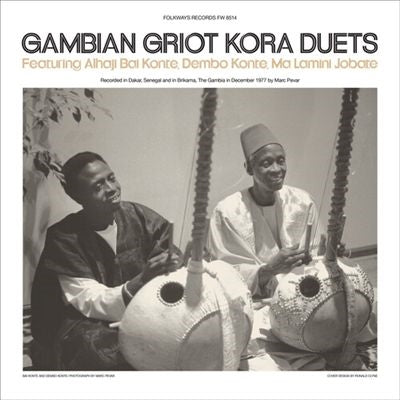 Alhaji Bai Konte 、 Dembo Konte 、 Ma Lamini Jobate - Gambian Griot Kora Duets - Import Vinyl LP Record