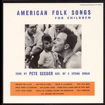 Pete Seeger - American Folk Songs For Children - Import Vinyl LP Record