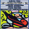 Yehudi Menuhin - Foss: Orpheus and Euridice / Foss, Brooklyn PO - Import CD