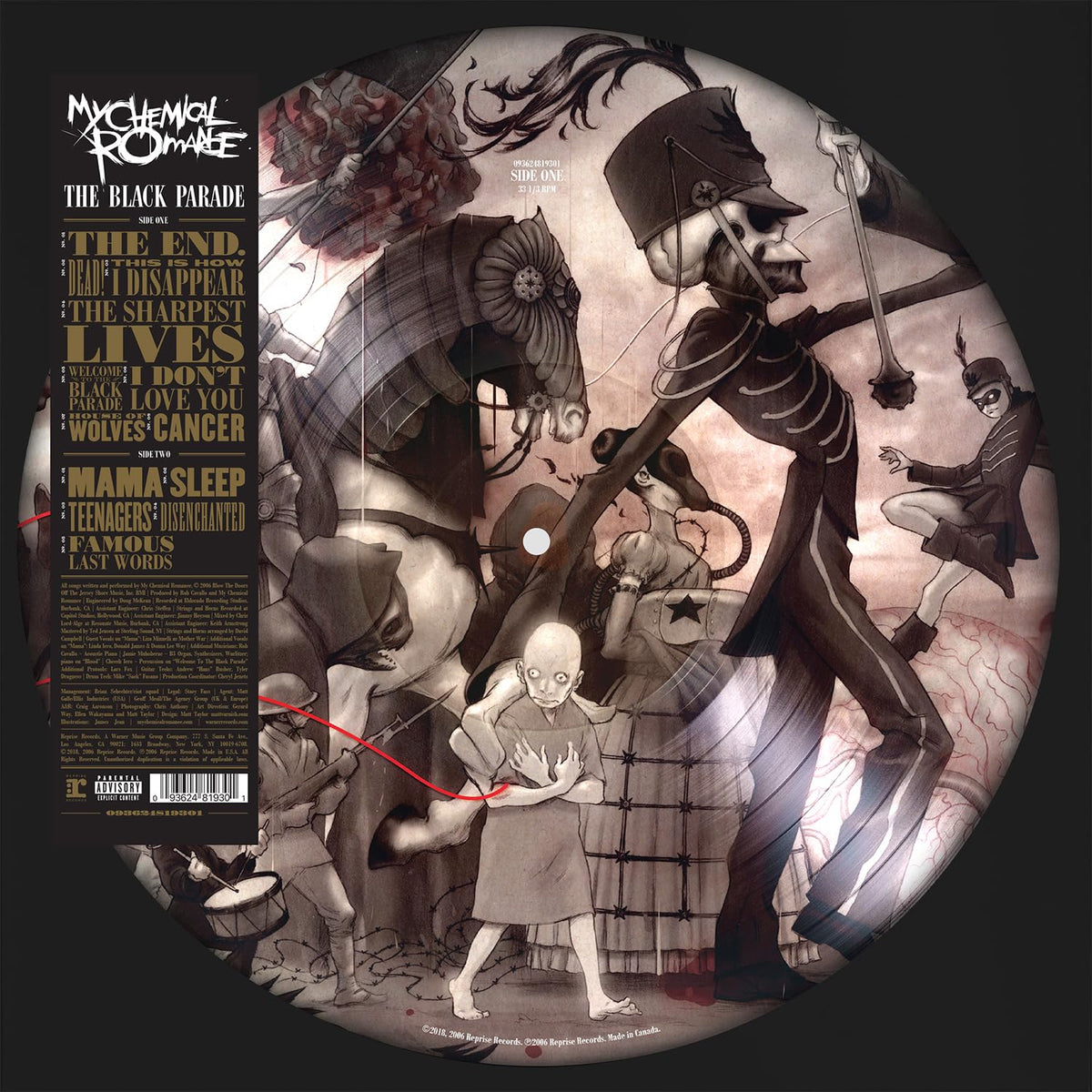 My Chemical Romance - The Black Parade - Import Vinyl LP Record Limited Edition