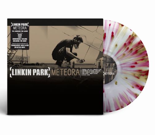 Linkin Park - Meteora - Import Translucent Gold And Red Splatter Vinyl LP Record