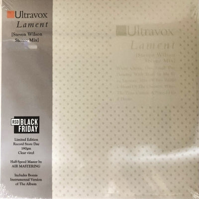 Ultravox - Lament - Import Vinyl 2 LP Record