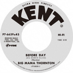 Big Mama Thornton - Before Day (Big Mama`s Blues) - Japan Vinyl 7 inch Shingle Record Limited Edition