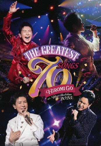 Hiromi Go - Hiromi Go At Nippon Budokan 2025 "The Greatest 70 Songs" - Japan 4 DVD Box Set