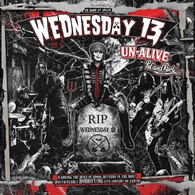 Wednesday 13 - Un-Alive From Pol'and'Rock 2025 - Import Translucent Red Vinyl 2 LP Record