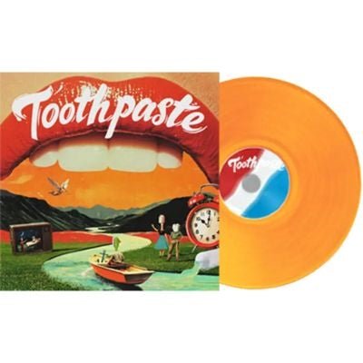 Crystal Tides - Toothpaste - Import Orange Vinyl LP Record