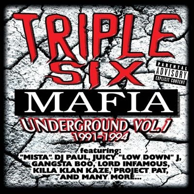 Triple Six Mafia - Underground, Vol. 1: 1991-1994 - Import Red, Black Vinyl LP Record
