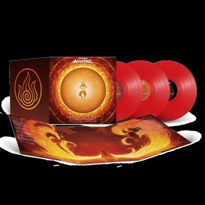 Jeremy Zuckerman - Avatar: The Last Airbender - Book 3: Fire (Music From The Animated Series) - Import Red Vinyl 3 LP Record Limited Edition