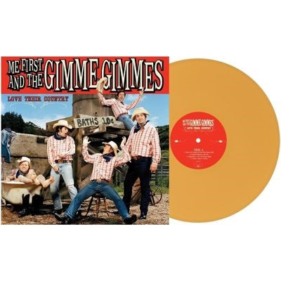 Me First And The Gimme Gimmes - Love Their Country - Import Mustard Yellow Vinyl LP Record