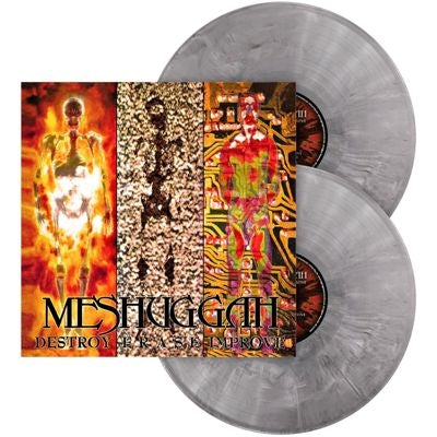 Meshuggah - Destroy Erase Improve (30th Anniversary Edition) - Import Gray, Black, White Marble Vinyl 2 LP Record Limited Edition
