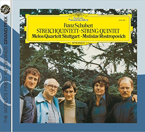 Schubert (1797-1828) - String Quintet: Melos Q Rostropovich(Vc) - Import CD