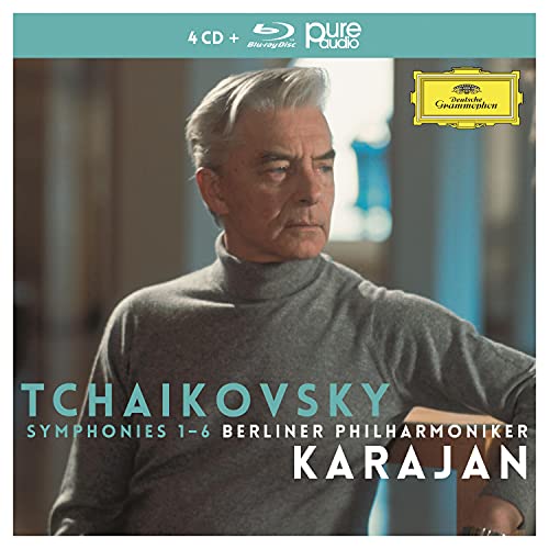 Tchaikovsky (1840-1893) - Complete Symphonies, Slavonic March, Capriccio Italien : Herbert von Karajan / Berlin Philharmonic - Import 4 CD + Blu-ray Audio
