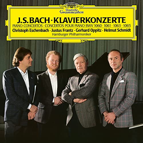 Bach (1685-1750) - Piano Concertos: H.schmidt Oppitz J.frantz Eschenbach(P)/ Hamburg Po - Import LP Record