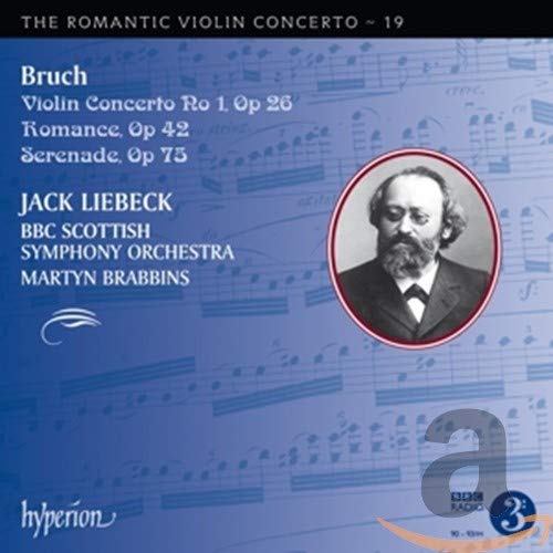Bruch, Max (1838-1920) - Violin Concerto No.1, Romance, Serenade : Jack Liebeck(Vn)Martyn Brabbins / BBC Scottish Symphony Orchestra - Import CD