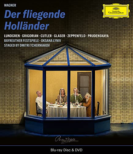 Wagner (1813-1883) - Der Fliegende Hollander : Tcherniakov, Lyniv / Bayreuther Festspielhaus, Lundgren, Zeppenfeld, Grigorian, etc (2021 Stereo)(+DVD) - Import Blu-ray Disc +DVD