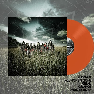 Slipknot - All Hope Is Gone (Limited Edition 180gram 2LP Orange Vinyl) - Import 180g Vinyl 2 Vinyl Record Limited Edition