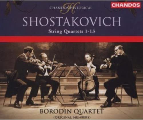 Shostakovich, Dmitri (1906-1975) - String Quartet.1, 2, 3, 4, 5, 6, 7, 8, 9, 10, 11, 12, 13: Borodin Q - Import 4 CD