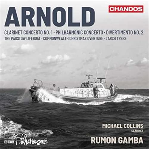 Arnold, Malcolm (1921-2006) - Philharmonic Concerto, Clarinet Concerto, etc: Rumon Gamba / BBC Philharmonic, Michael Collins(Cl) - Import CD