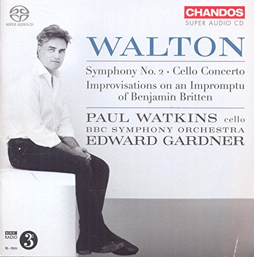 Walton, William (1902-1983) - Symphony No.2, Cello Concerto, etc : Gardner / BBC Symphony Orchestra, P.Watkins(Vc)(Hybrid) - Import SACD Hybrid