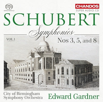 Schubert (1797-1828) - Symphonies Nos.3, 5, 8 : Edward Gardner / City of Birmingham Symphony Orchestra (Hybrid) - Import SACD Hybrid