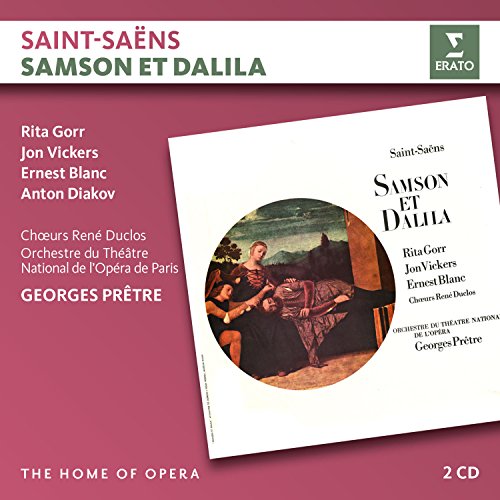 Saint-Saens (1835-1921) - Samson et Dalila : Georges Pretre / Paris National Opera, Rita Gorr, Jon Vickers, Ernest Blanc, etc (1962 Stereo)(2CD) - Import 2 CD