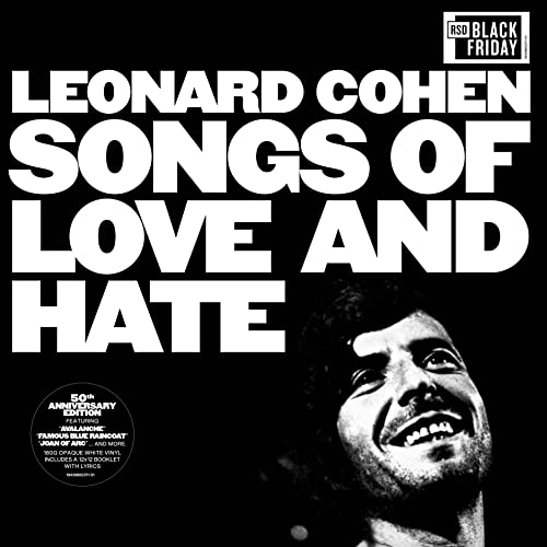Leonard Cohen - Songs Of Love And Hate (50th Anniversary Edition)(White Vinyl for RSD) - Import Vinyl LP Record
