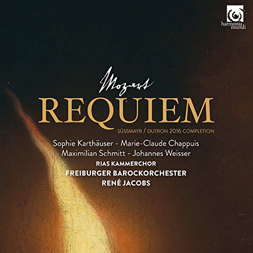Mozart (1756-1791) - Requiem : Rene Jacobs / Freiburg Baroque Orchestra, RIAS Kammerchor, Karthauser, Chappuis, M.Schmitt, Weisser - Import CD