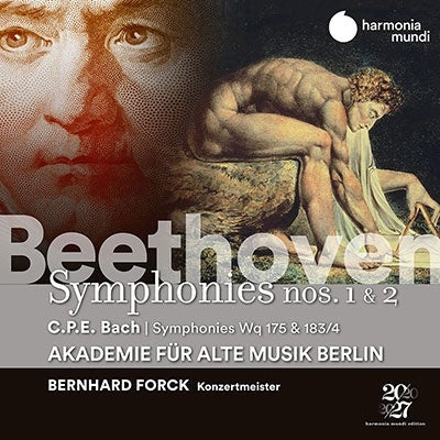 Beethoven (1770-1827) - Sym, 1, 2, : Forck(Vn)Akademie Fur Alte Musik Berlin +c.p.e.bach - Import CD
