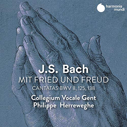 Bach (1685-1750) - Cantatas Nos.8, 125, 138 : Philippe Herreweghe / Collegium Vocale, D.York, I.Danz, Padmore, Kooij - Import CD