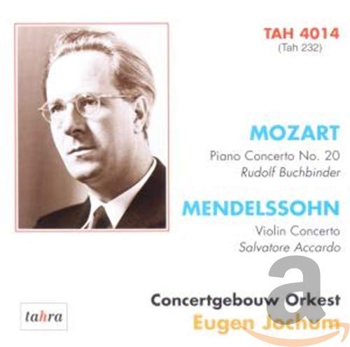 Mozart / Mendelssohn - Mozart Piano Concerto No, 20, Mendelssohn Violin Concerto : Buchbinder, Accardo, Jochum / Concertgebouw Orchestra (1976-77) - Import CD