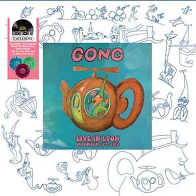 Gong - Live At Lyon Decembre 1972<Clear, Red, Orange & Blue Splatter Vinyl> - Import LP Record