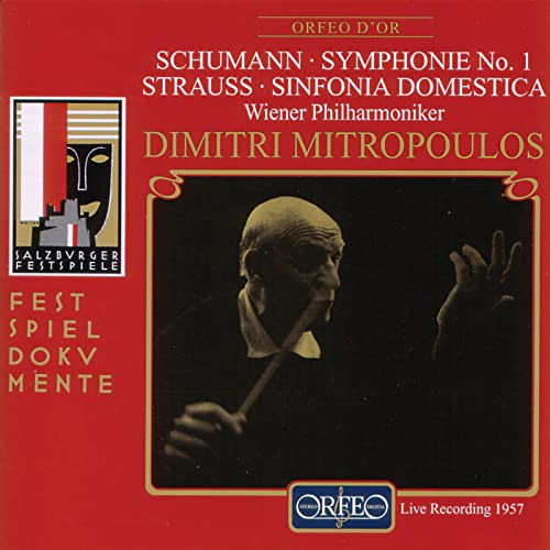 Strauss, Richard (1864-1949) - Sinfonia Domestica: Mitropoulos / Vpo+schumann: Sym, 1, 1957 Salz - Import CD