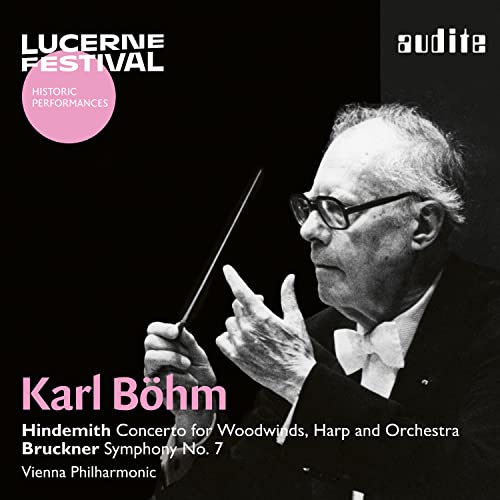 Bruckner (1824-1896) - Bruckner Symphony No.7(1964)Hindemith Concerto for Woodwinds & Harp(1970): Karl Bohm / Vienna Philharmonic - Import Digipak CD